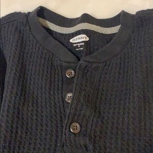 Old navy black Henley